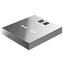 Основание для вертикальной установки  BHC-DB-MS/BS (70*520*450 мм) с доставкой в NAME