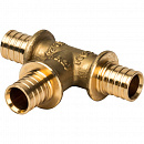 Купить Тройник равнопроходный 25x25x25 для труб из сшитого полиэтилена аксиальный STOUT